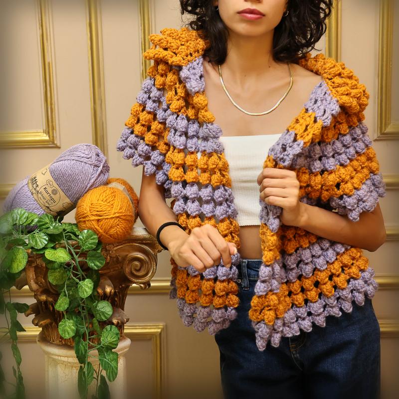 Kartopu Melange Wool Soft and Durable Yarn for Knitting and Crochet