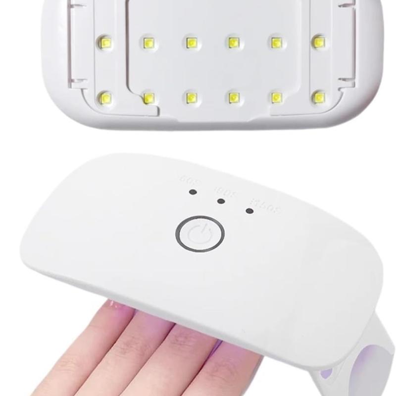 24W Rechargeable UV LED Nail Lamp Mini Nail Dryer