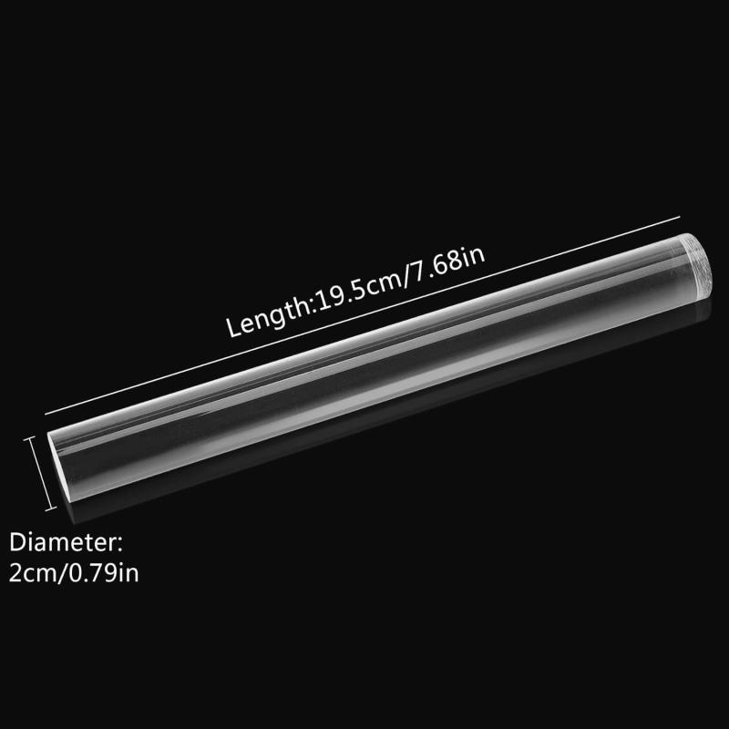 Acrylic Clay Roller — Clear Rolling Pin for Polymer & Air Dry Clay