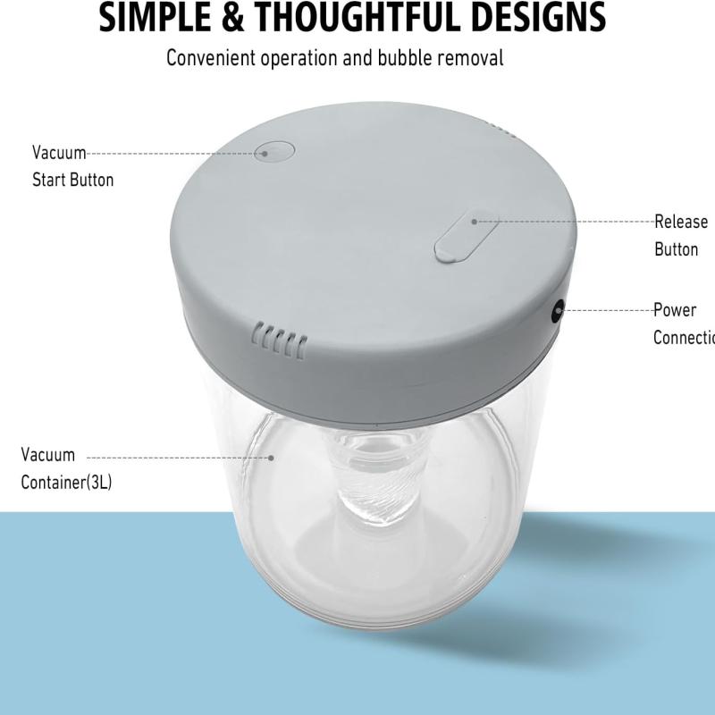 جهاز إزالة فقاعات الريزن فاكيوم