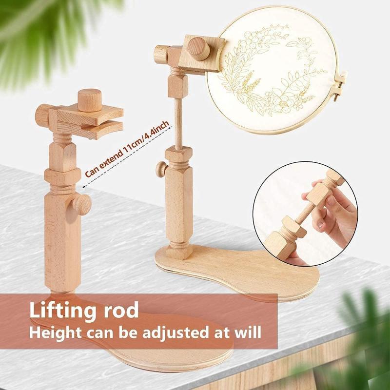 Wooden Embroidery Lap Stand