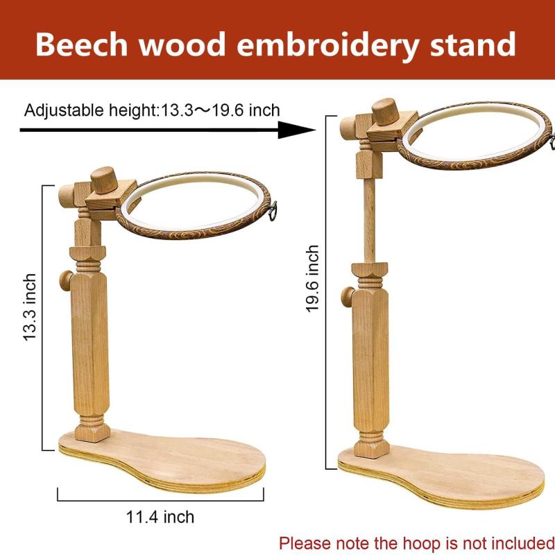 Wooden Embroidery Lap Stand