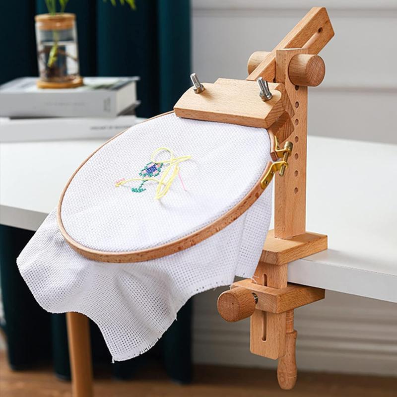 Adjustable Wooden Embroidery Stand