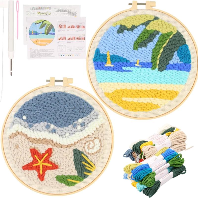 Punch Needle Embroidery Kit for Beginners