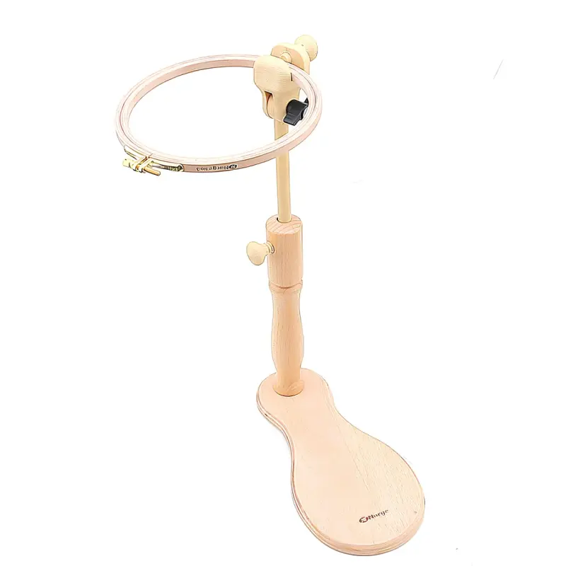 Adjustable Wooden Embroidery Floor Stand