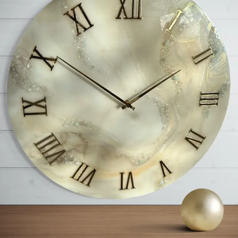 Gold Mirror Acrylic Clock Numbers Kit for DIY Clocks