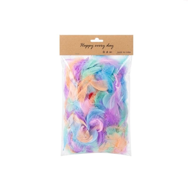 Multicolor Craft Feathers for DIY Projects