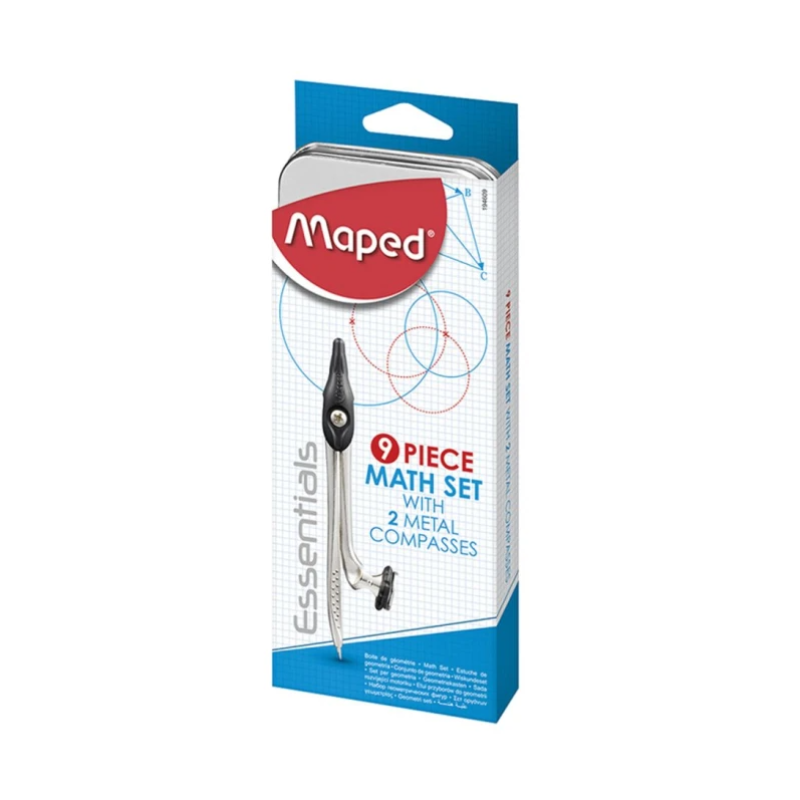 Maped Essentials 9-Piece Math Set