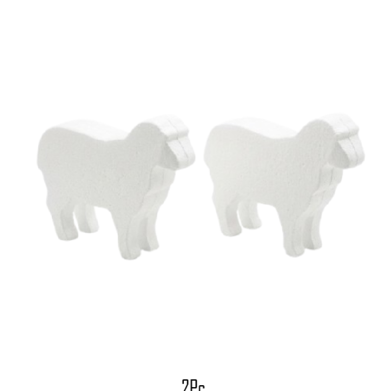 White Craft Foam Shapes for DIY Painting and Decoration