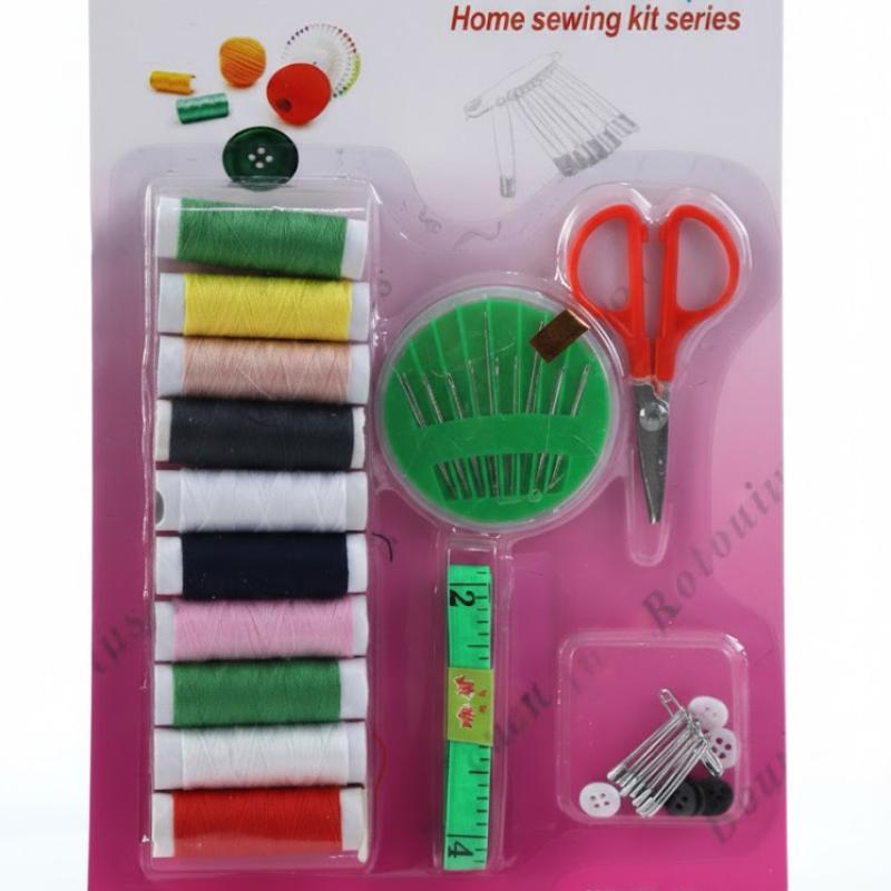Sewing Kit with Threads Needles Scissors and Accessories