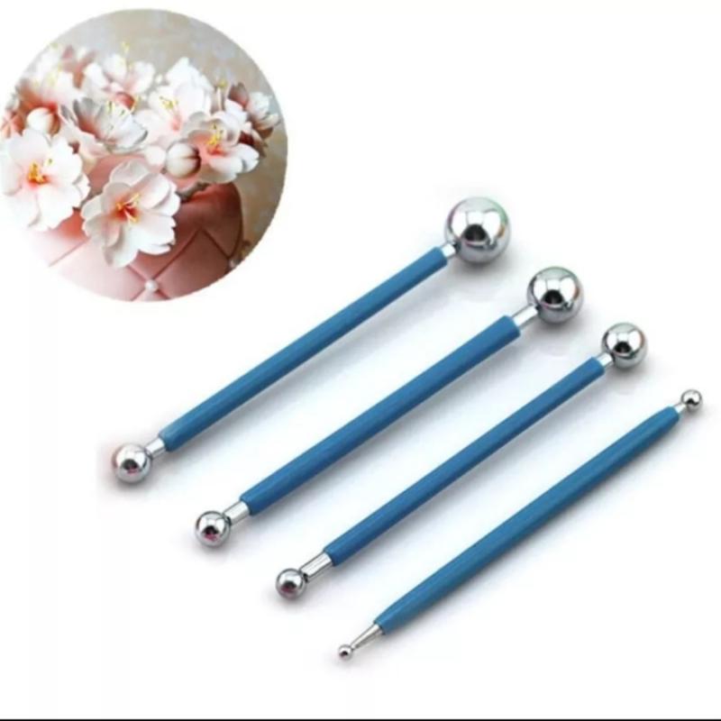 Metal Ball Tools for Clay & Fondant – Sculpting and Shaping Set
