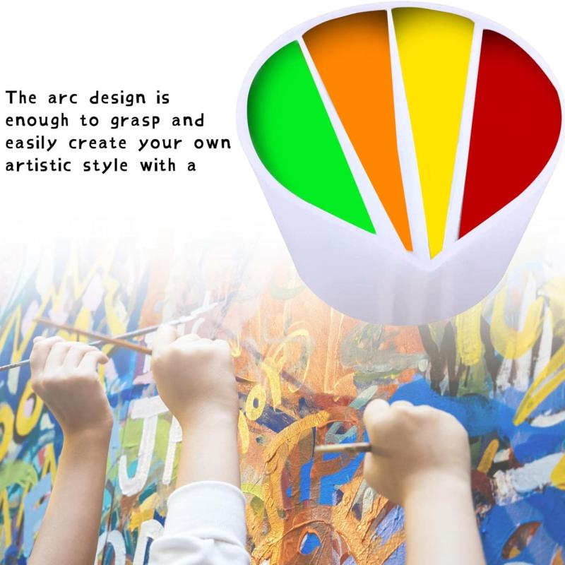 كوب تقسيم سيليكون لصب الألوان متعدد القنوات