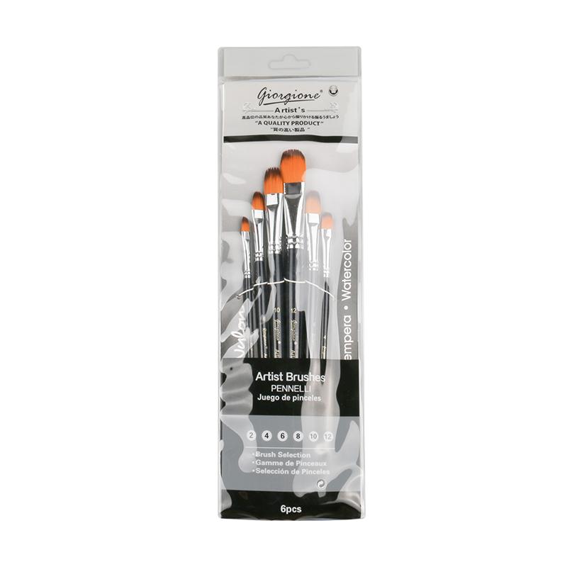 Giorgione Filbert Paint Brush Set for Acrylic and Oil Painting