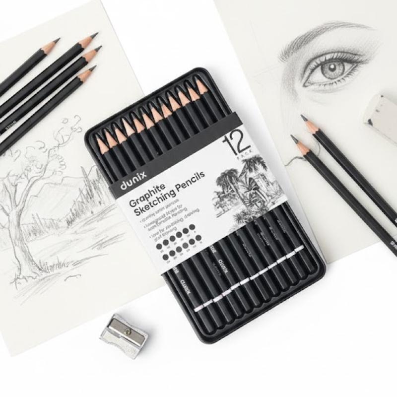 Dunix Graphite Sketching Pencils – Professional Art Set